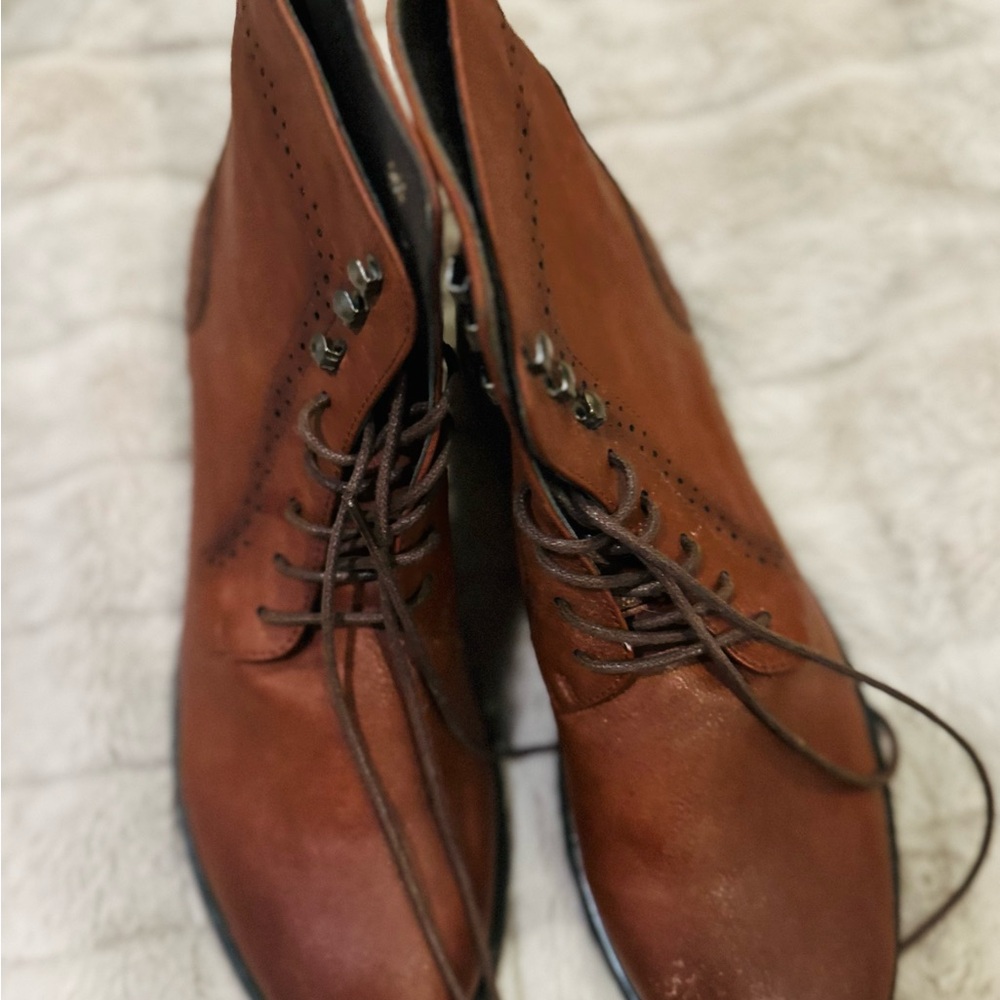 Men's Brown Leather Boots